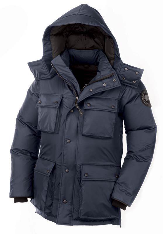 Canada Goose Navy Mens Manitoba Jacket outlet stores